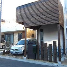 古窯レンガ、枕木を使用したナチュラル外構 古窯レンガ、枕木を使用したナチュラル外構