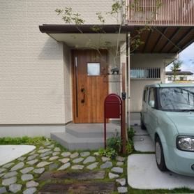 自然素材を使った玄関周り 自然素材を使った玄関周り