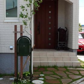 ボビポストの門周り ボビポストの門周り