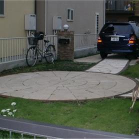 臨時の駐車場になるサークルテラス 臨時の駐車場になるサークルテラス