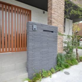 落ち着いた和モダンの門周り 落ち着いた和モダンの門周り