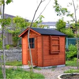 可愛い木製物置小屋  可愛い木製物置小屋