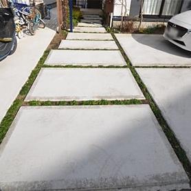 箱抜きコンクリートアプローチ 箱抜きコンクリートアプローチ