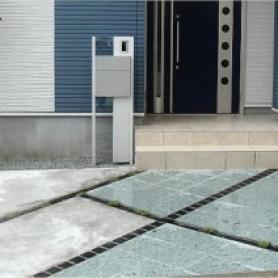 十和田石敷きのさわやかなアプローチ 十和田石敷きのさわやかなアプローチ