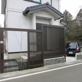 Gスクリーンで和モダン門周り Gスクリーンで和モダン門周り