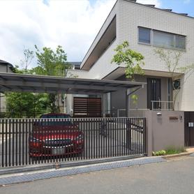 高級感あるクローズド外構 高級感あるクローズド外構