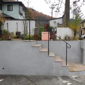 擁壁と階段のリフォーム 擁壁と階段のリフォーム