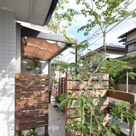 玄関ポーチからつながるテラス 玄関ポーチからつながるテラス