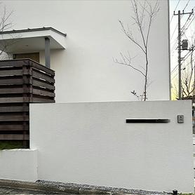 シンプルな門周り。 シンプルな門周り。