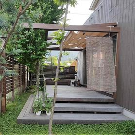 ウッドデッキで庭リフォーム。 ウッドデッキで庭リフォーム。