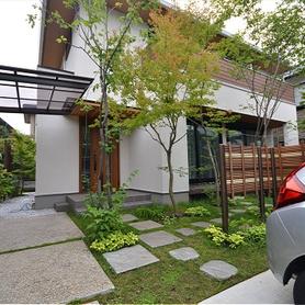 元々あるものを活かした庭 元々あるものを活かした庭