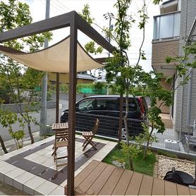 ガーデンリフォームでテラス。 ガーデンリフォームでテラス。