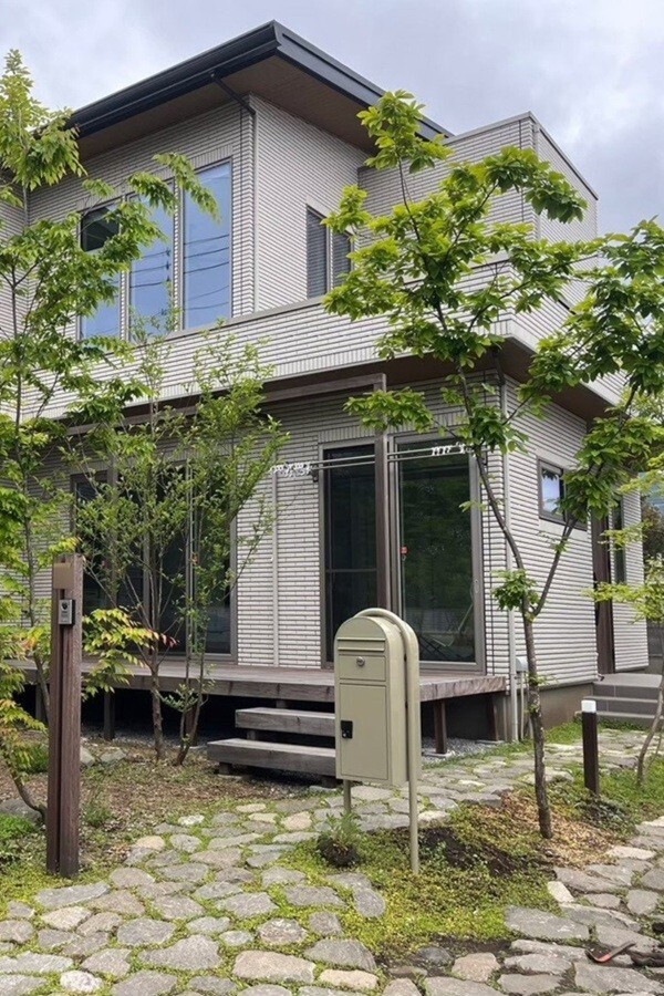 神奈川県秦野市 新築外構 ナチュラル外構でアウトドア派・山好き・自然好きさんも和ます。S様邸