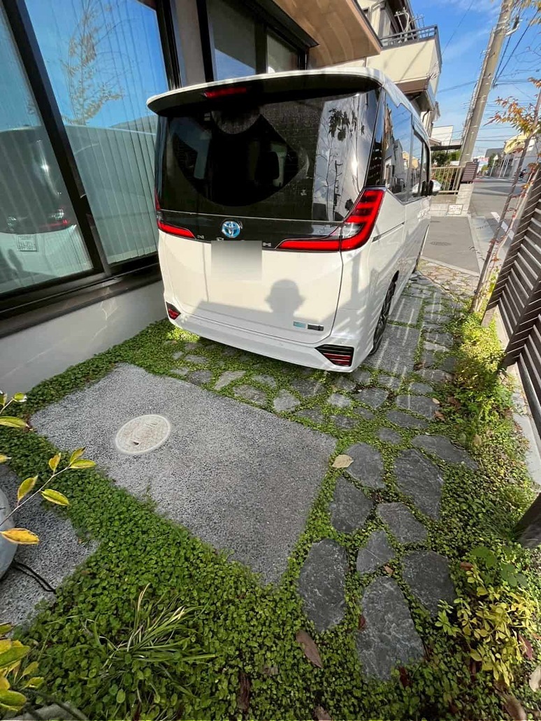 駐輪場兼庭 駐輪場兼庭